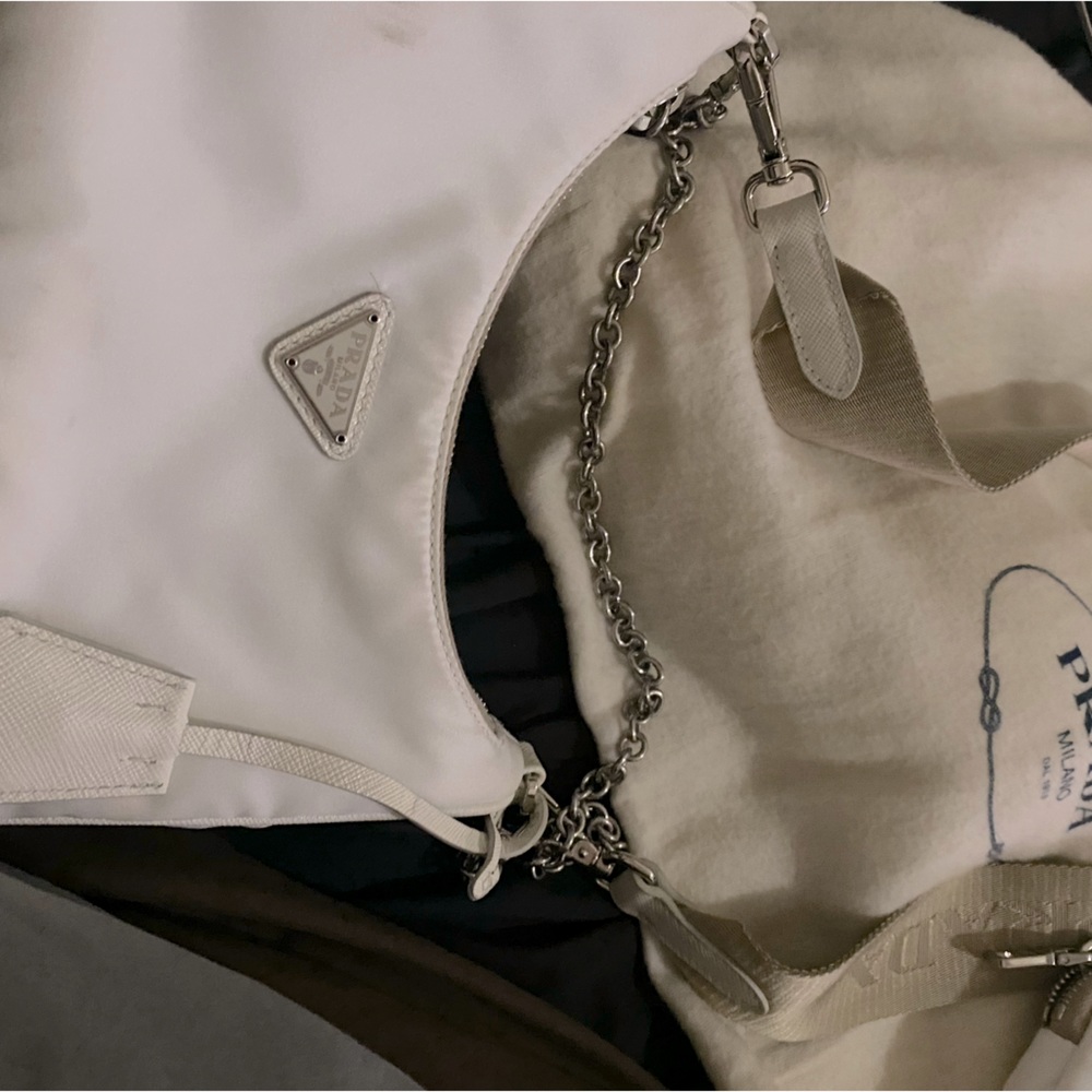 Authentic prada iconic mini hobo bag